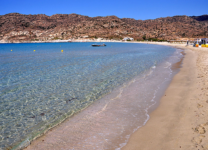 Manganari beach på Ios i Grekland.