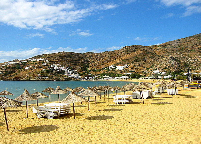 Mylopotas beach på Ios.