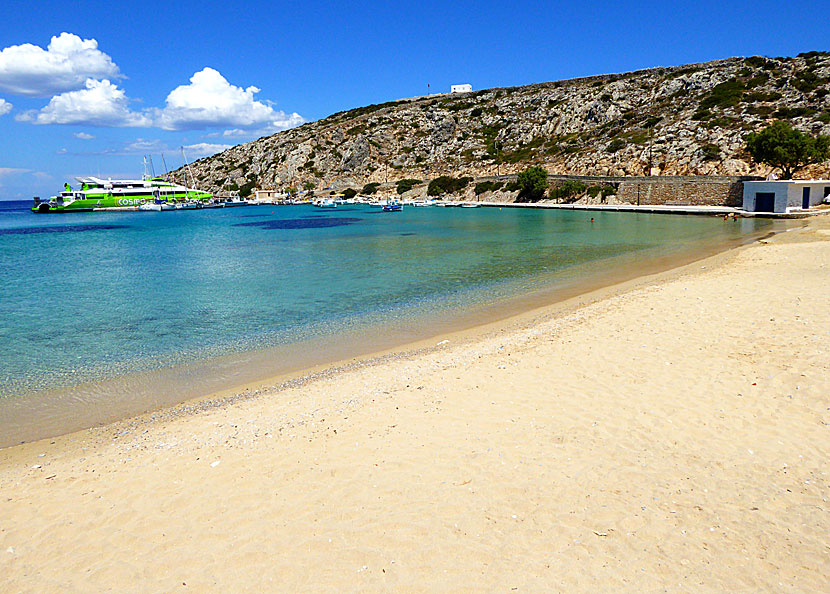 Hamnen i Agios Georgios på Iraklia.