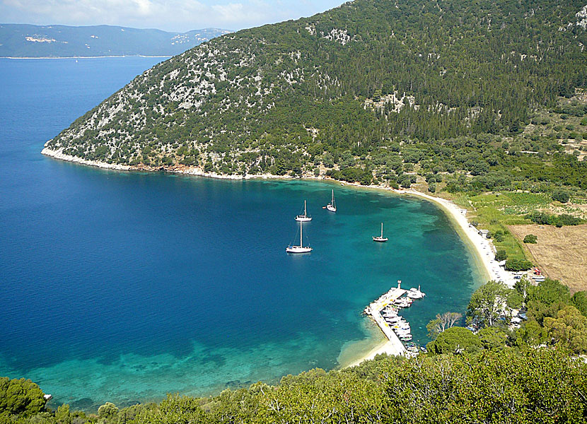 Polis beach på Ithaka.