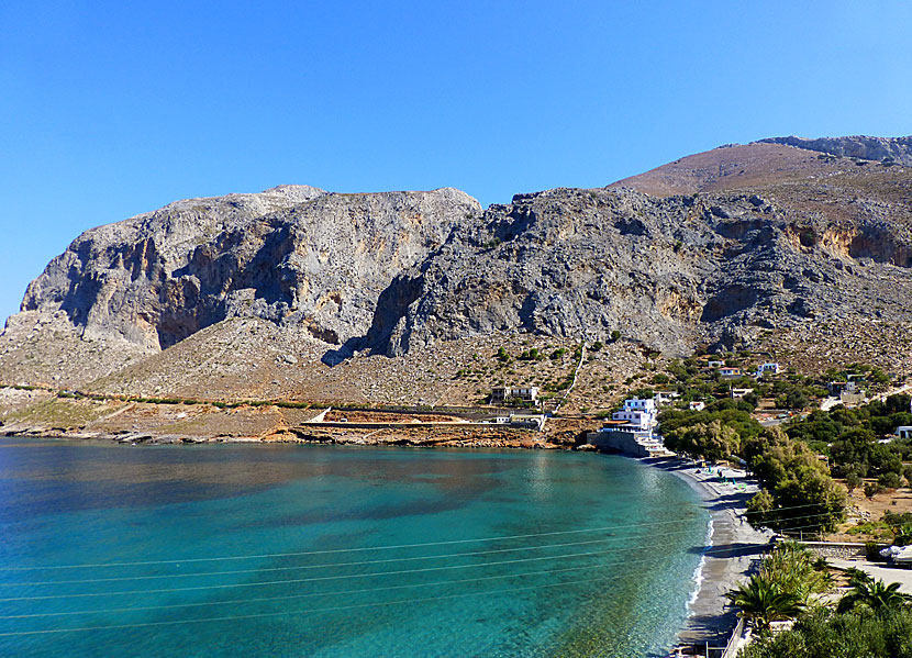 Arginonda beach på Kalymnos.