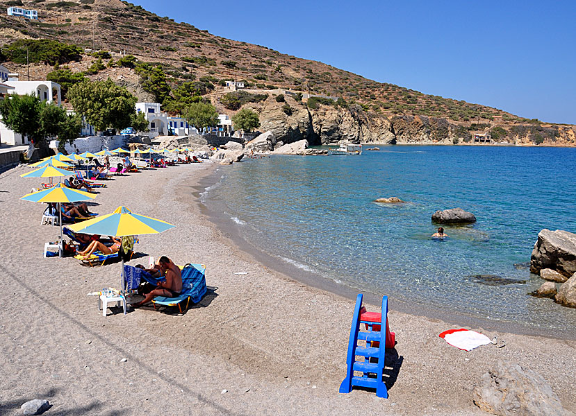 Agios Nikolaos beach på Karpathos.