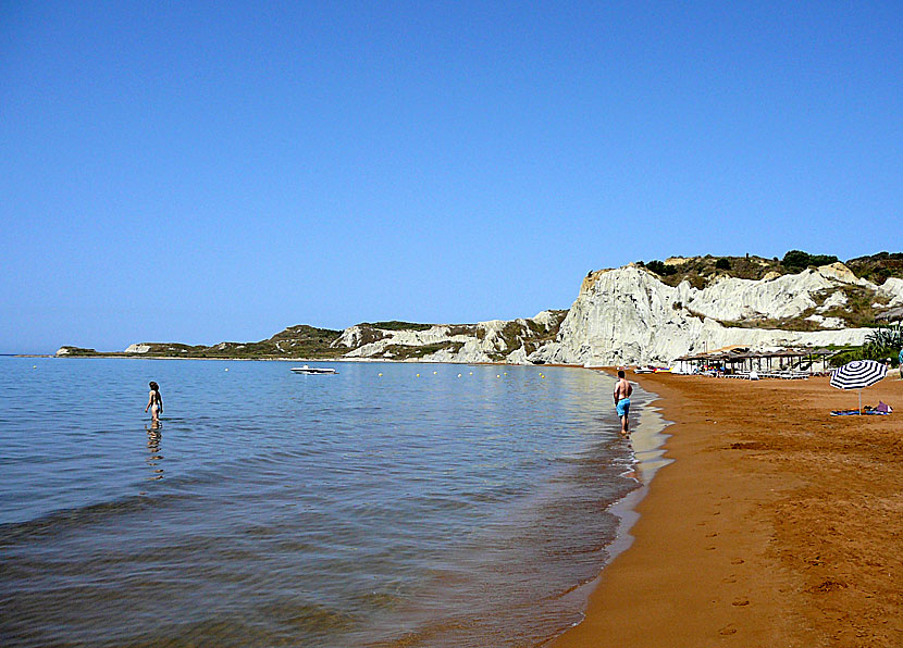 Xi beach på Kefalonia