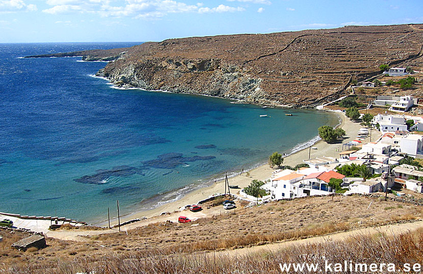 Kanala beach på Kithnos