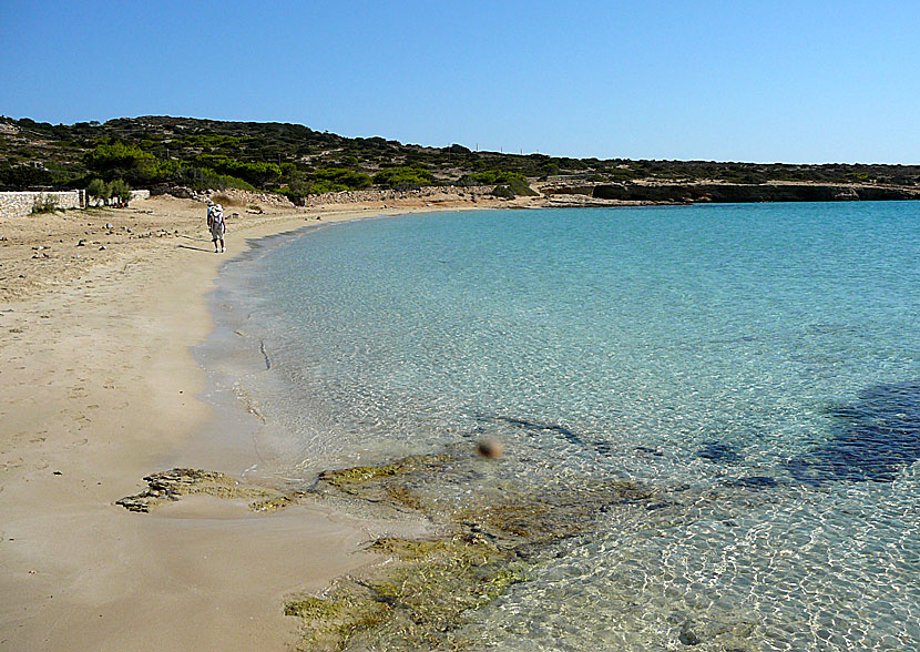 Fanos beach på Koufonissi.