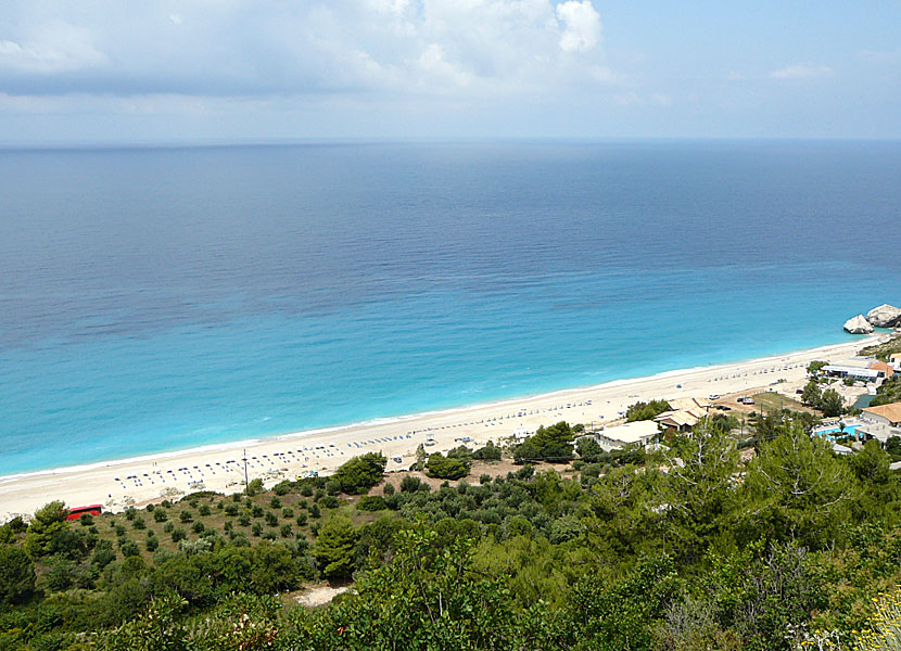 Kathisma beach på Lefkas