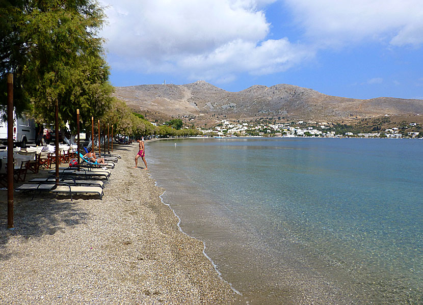 Alinda beach på Leros.