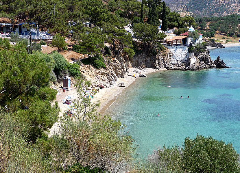 Ermogenis beach på Lesbos.