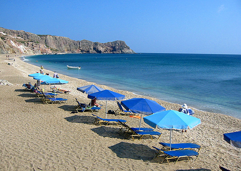 Paleochori beach på Milos.