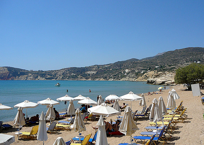 Provatas beach på Milos.