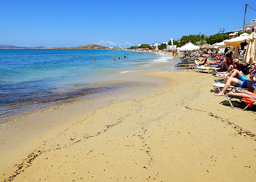 Agia Anna beach på Naxos