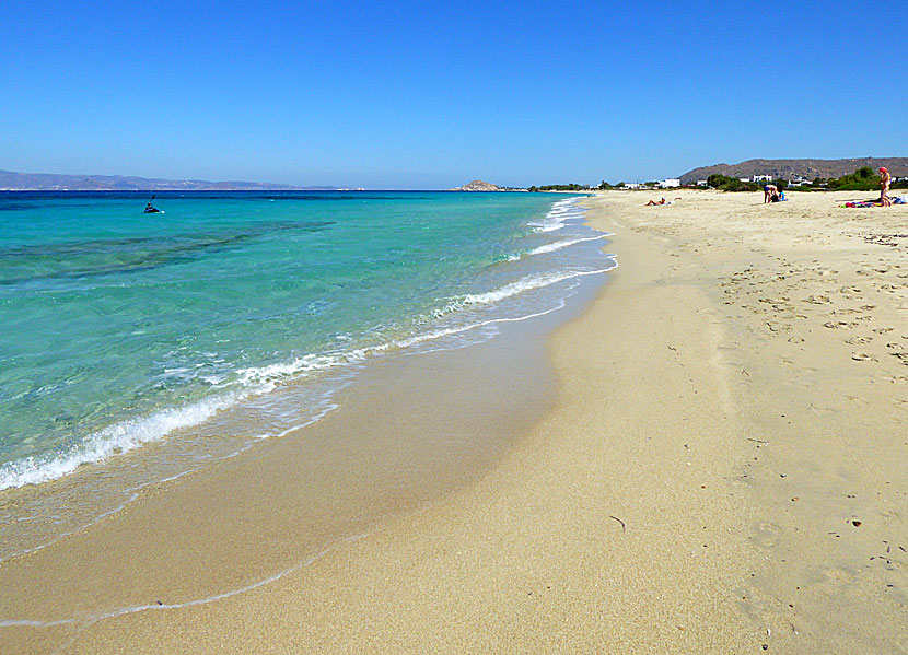 Glyfada beach på Naxos.