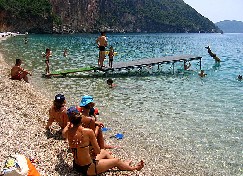 Lichnos beach i Parga.