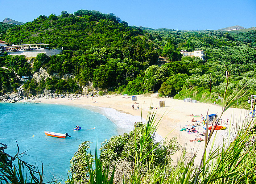 Sarakiniko beach utanför Parga.