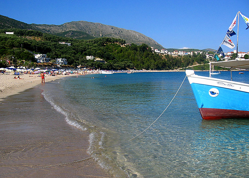 Valtos beach i Parga.