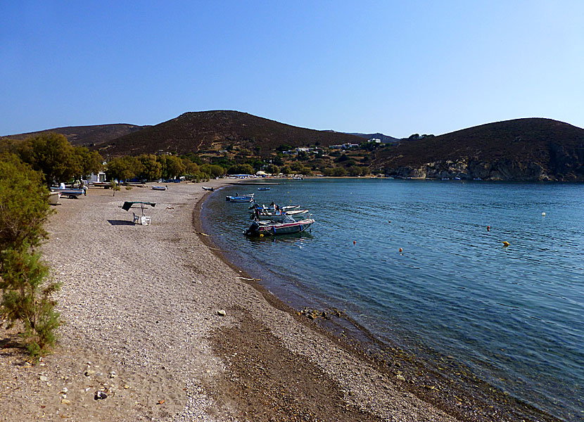 Kambos beach på Patmos.