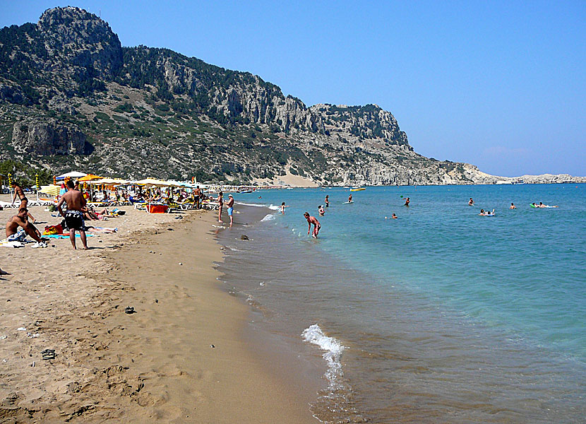 Tsambika beach på Rhodos