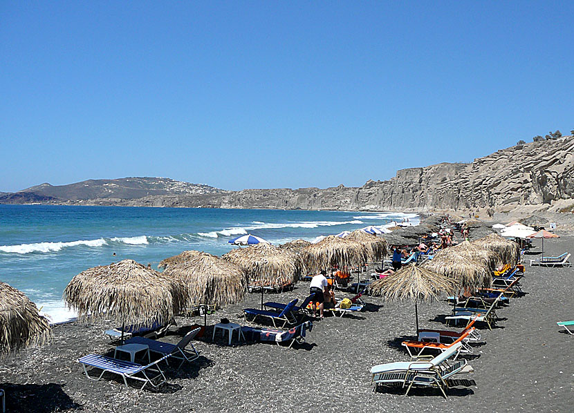 Vlychada beach på Santorini.