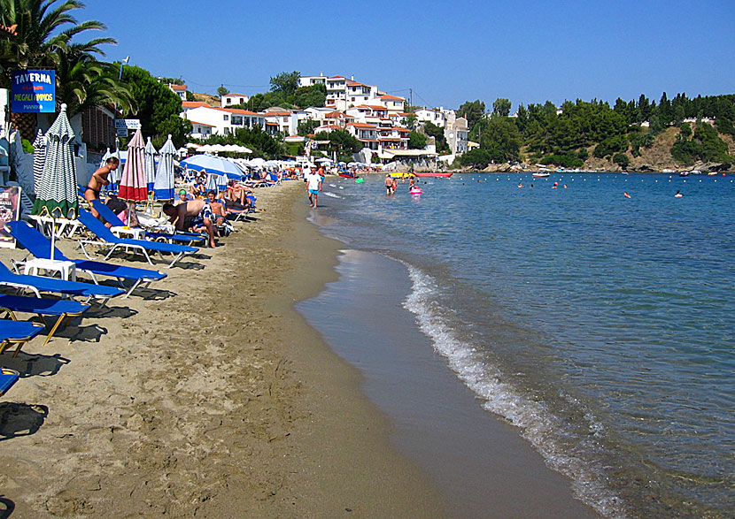 Megali Amos beach på Skiathos.