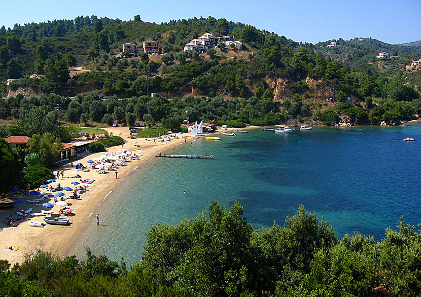 Tzaneria beach på Skiathos.