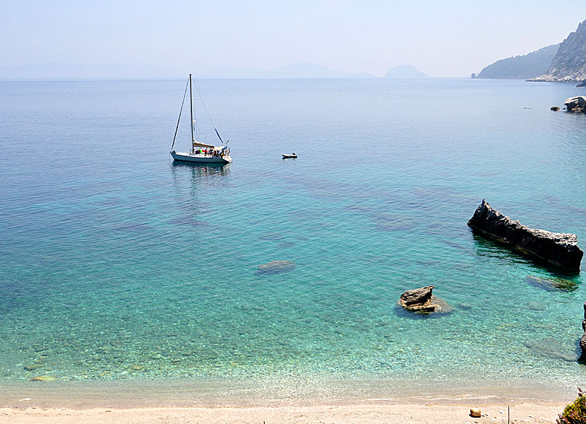 Agios Ioannis sto Kastri beach på Skopelos. Mamma Mia.