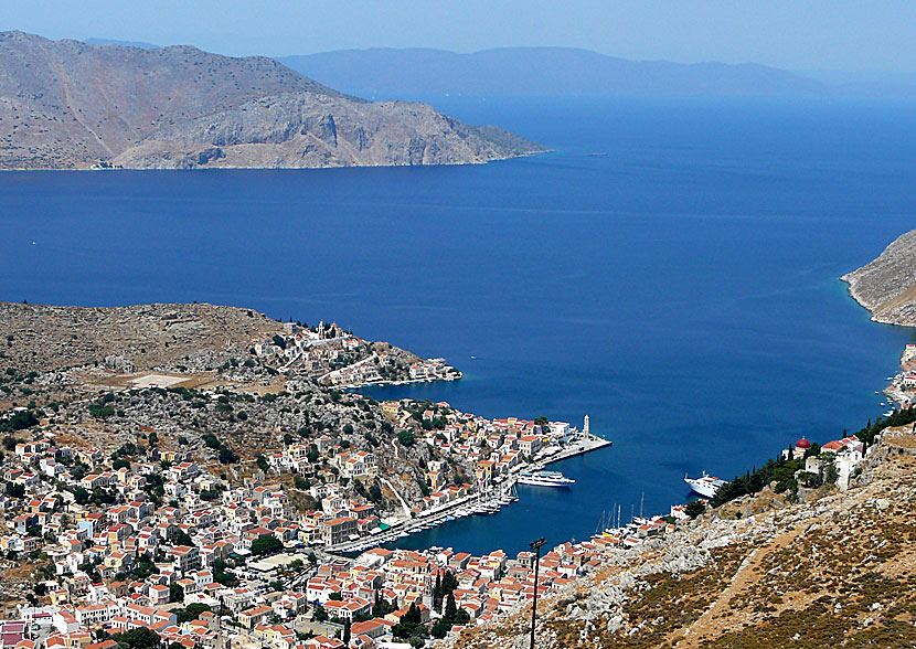 Gialos på Symi i Grekland.