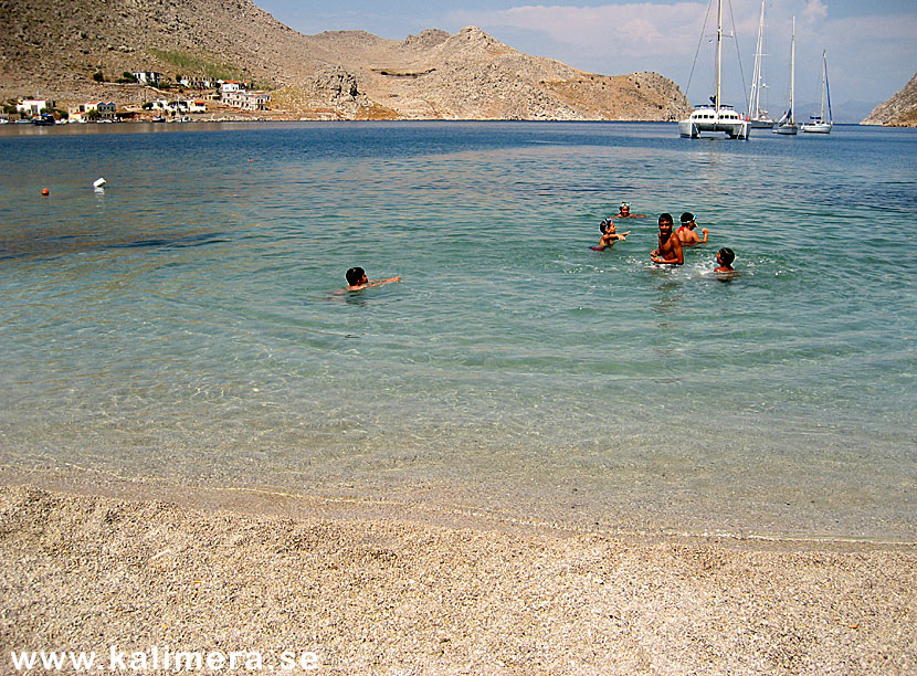 Pedi beach på Symi.