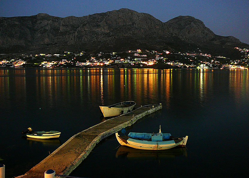 Vy över Kalymnos från Telendos