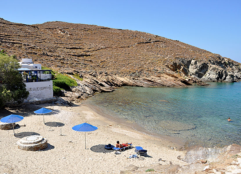 Valma beach på Ios.