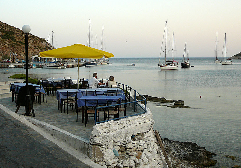 Tavernor och restauranger på Agathonissi. 