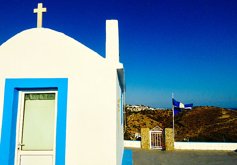 Kyrkan Agios Panteleimonos i Mikro Chorio på Agathonissi.