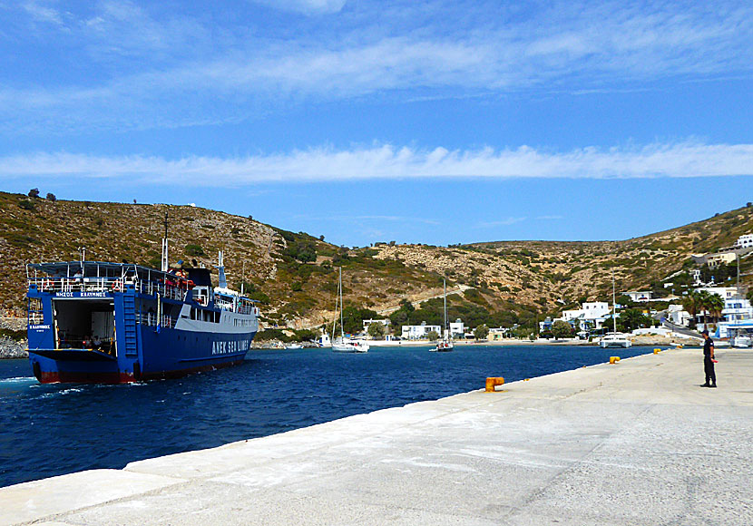 Nisos Kalymnos i hamnen på Agathonissi.