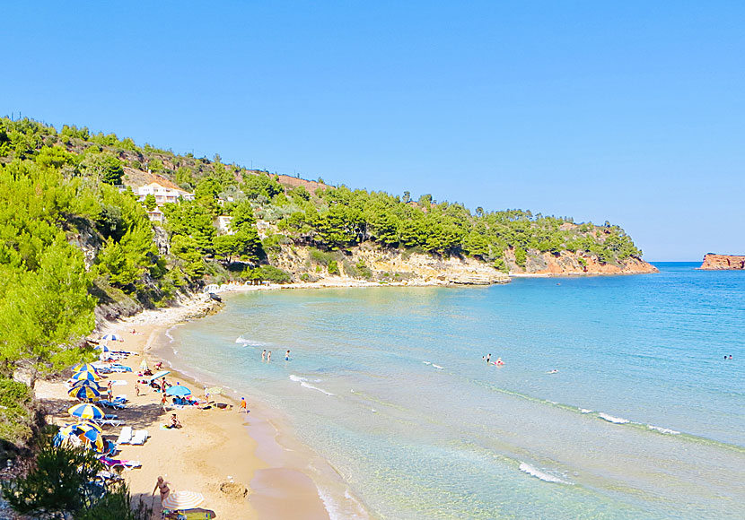 Chrisi Milia beach på Alonissos.