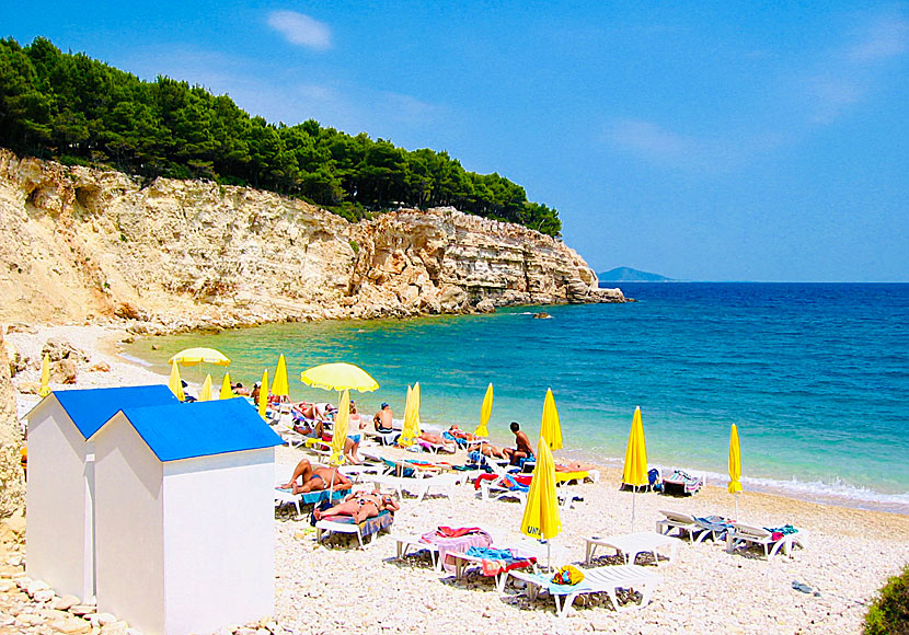 Marpunta beach på Alonissos.