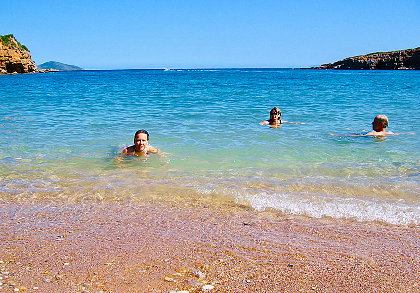 Kokkinokastro beach på Alonissos i Sporaderna.