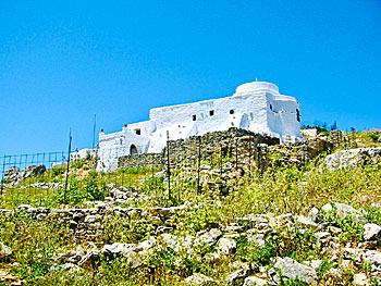 Klostret Agios Ioannis Theologos på Amorgos.
