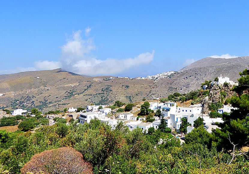Langada, ovanför Aegiali, är en av de finaste byarna på Amorgos.