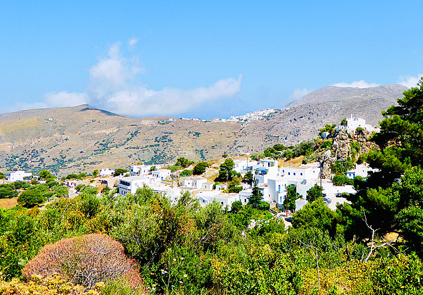 Langada, ovanför Aegiali, är en av de finaste byarna på Amorgos.