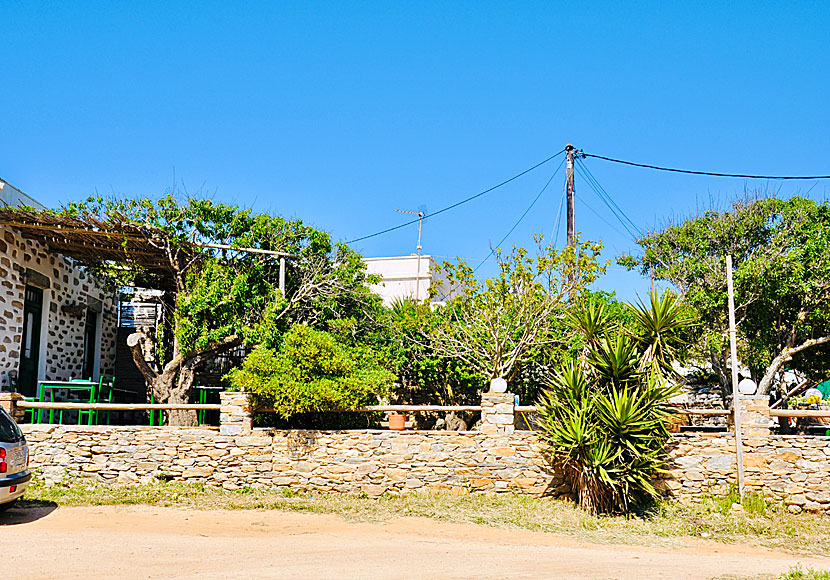 Taverna Georgalinis i Vroutsi på Amorgos.