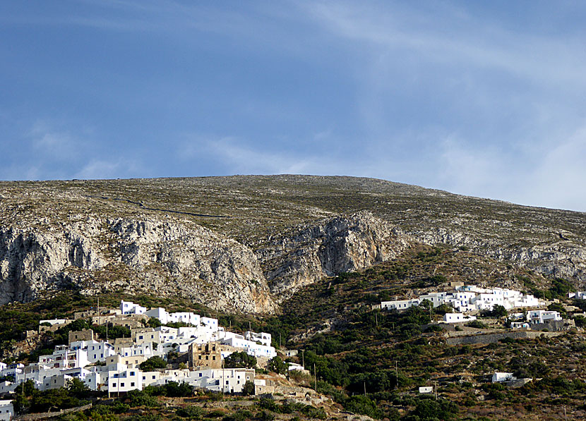 Potamos ovanför Egiali på Amorgos.