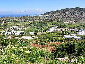 Byn Arkesini på Amorgos.