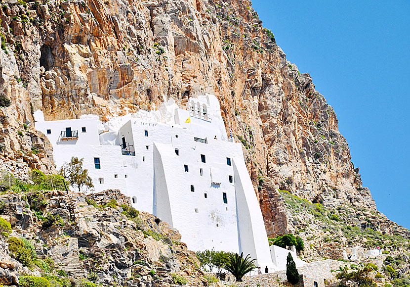 Panagia Hozoviotissa. Amorgos. Kreikka.