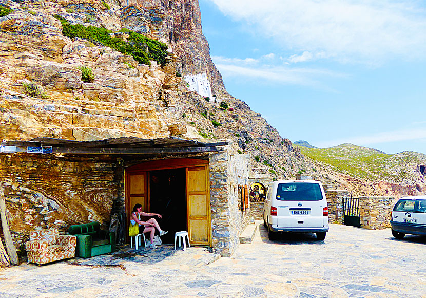 Klostret Chosoviotissa på Amorgos.