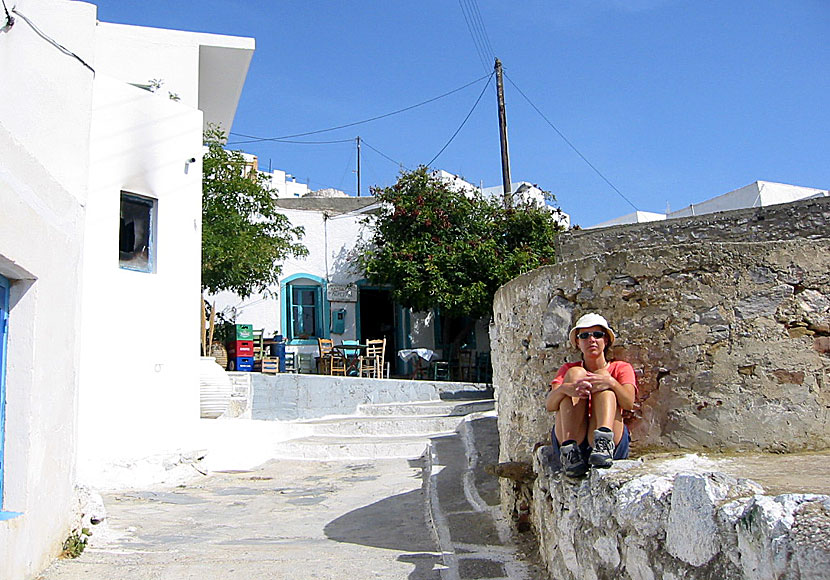 Taverna i Tholaria på Amorgos.