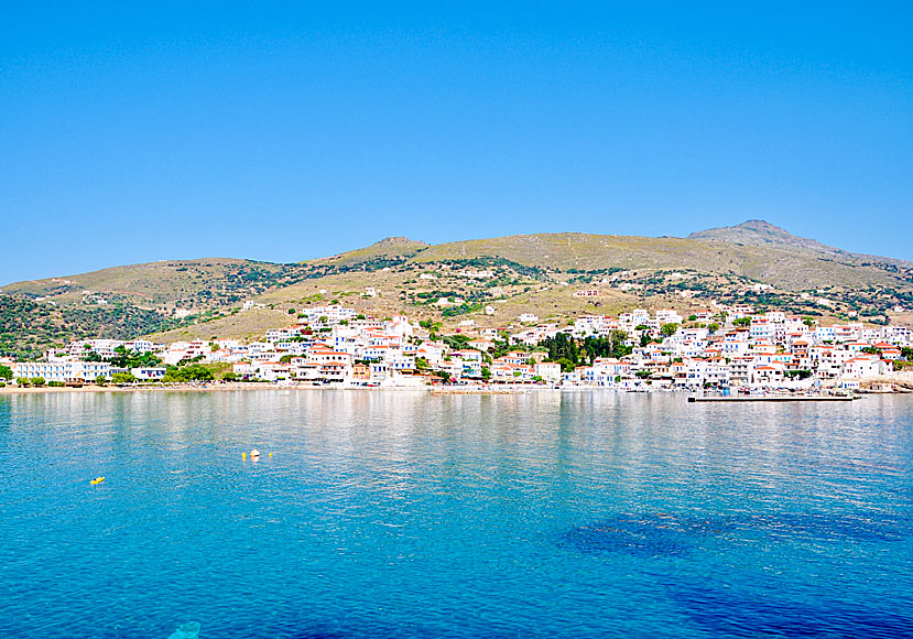 Batsi på Andros är en av Kykladernas vackraste byar. 