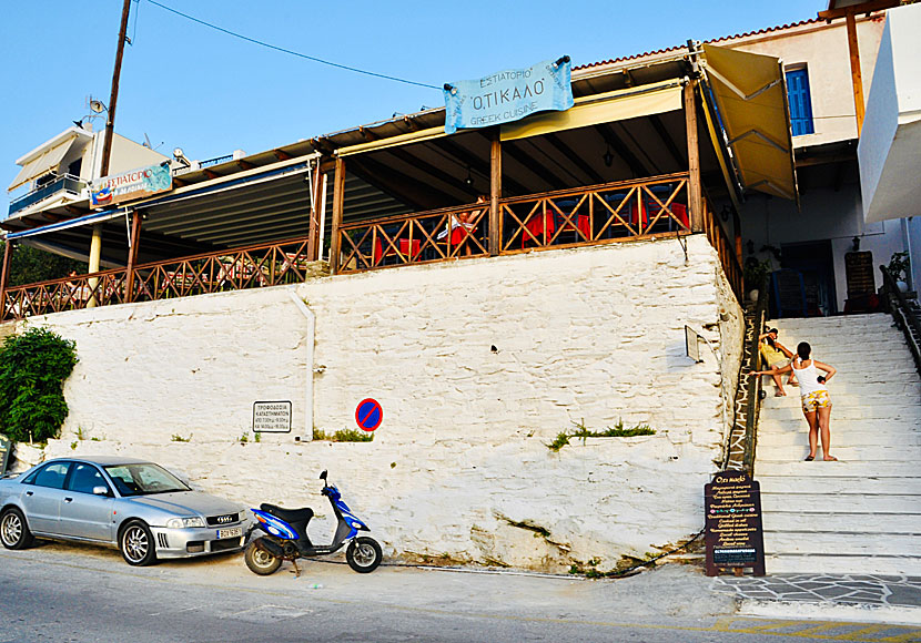 Taverna Oti Kalo i Batsi på Andros.