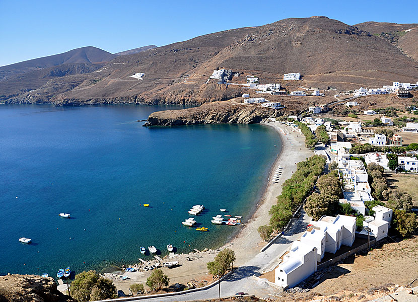 Livadia beach på Astypalea.