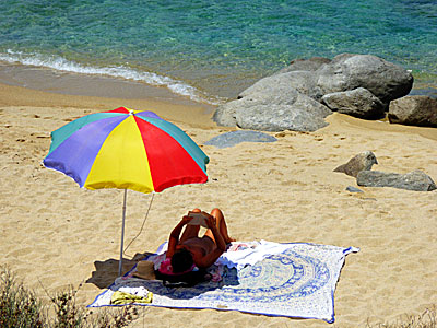 Sola och bada naken i Grekland. Kalimera. 