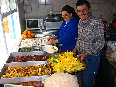 Grekiska maträtter och restauranger. Kalimera.