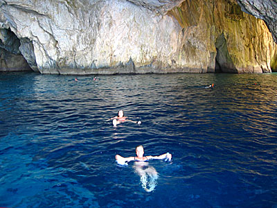 Blue Cave på Paxos.